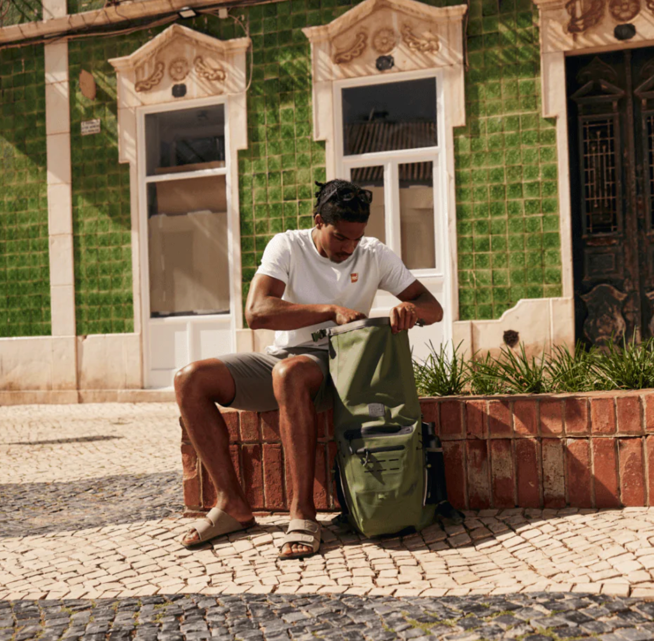 Red Paddle -Adventure Waterproof Backpack 30L - Olive Green