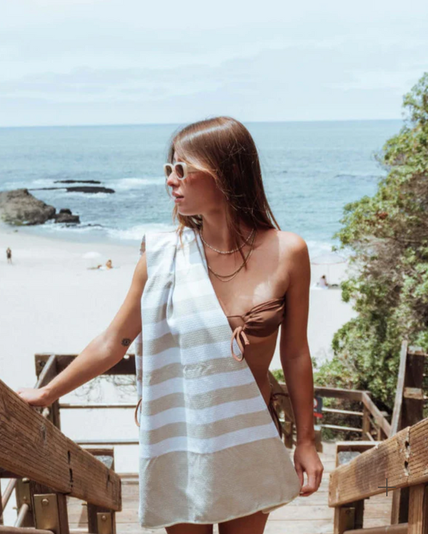 Sand Society Sand Free Beach Towel - Salted