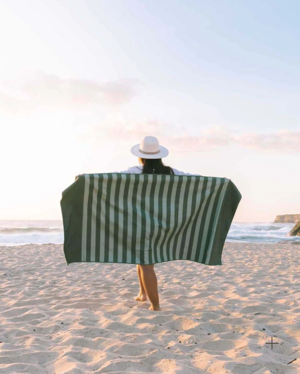 Sand Society Sand Free Beach Towel - Olive