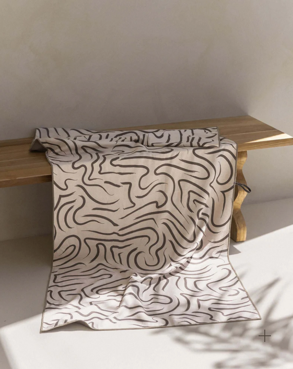 Sand Society Sand Free Beach Towel - Graphite