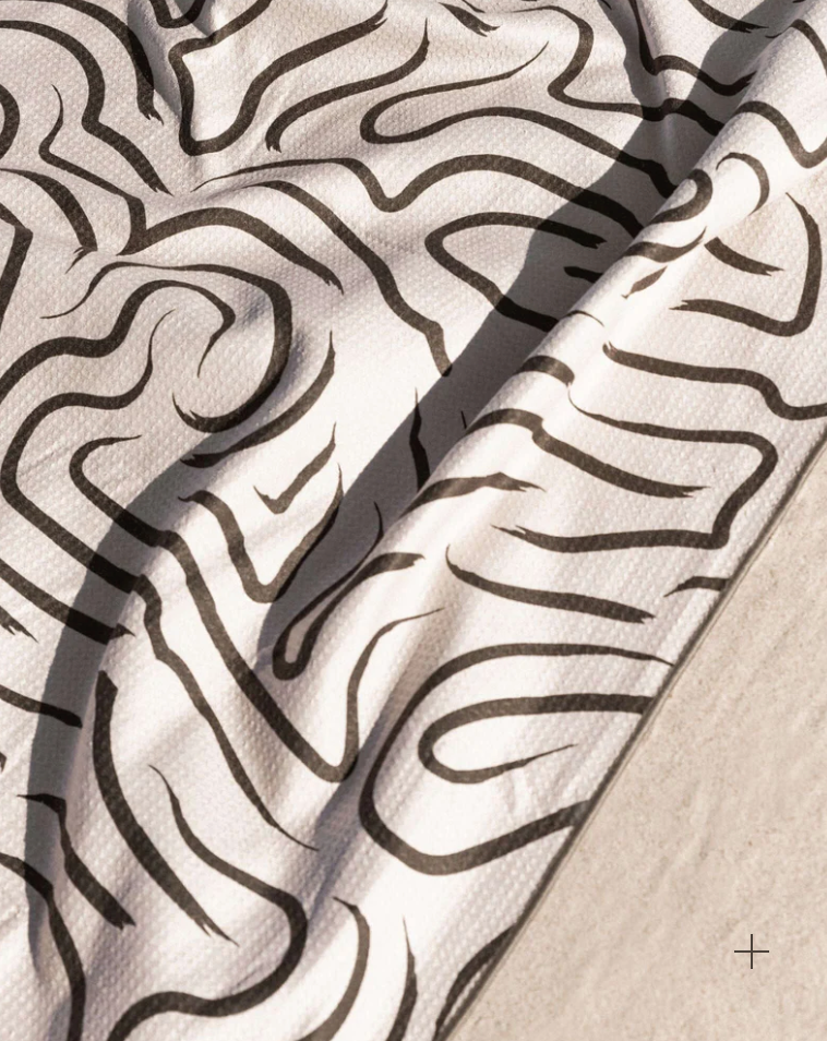 Sand Society Sand Free Beach Towel - Graphite