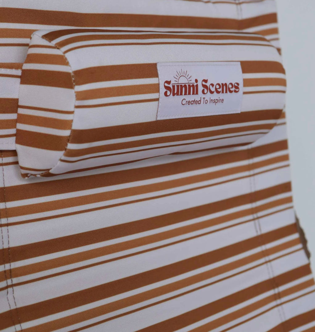 Sunni Scenes Beach Chair - Outback Stripe