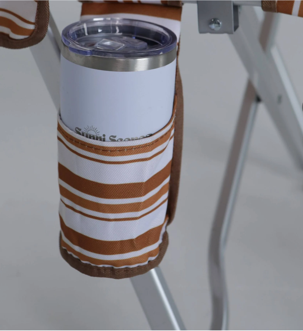 Sunni Scenes Beach Chair - Outback Stripe