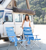 Sunni Scenes Beach Chair - Coastline Blue
