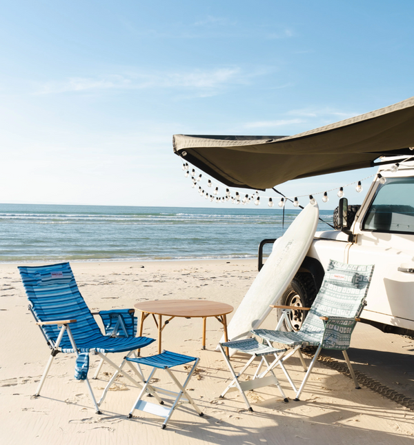 Sunni Scenes Beach Chair -  Blue Stripe