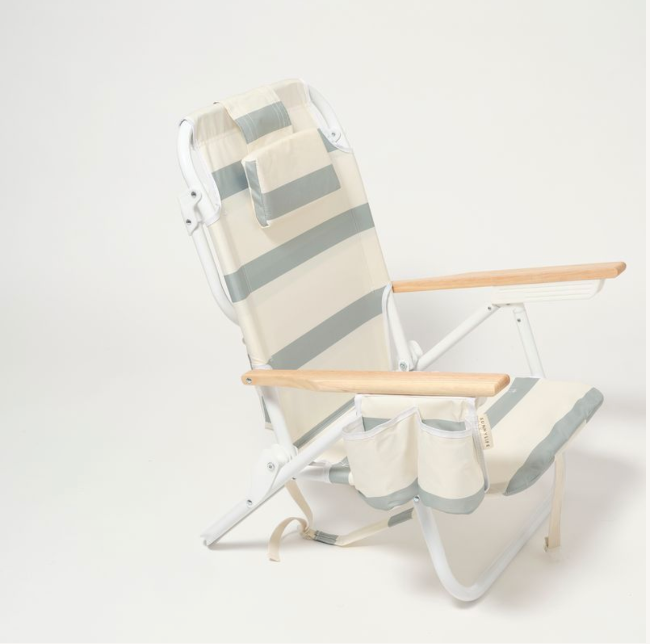SunnyLife De Luxe Beach Chair - Sea Sage Stripe