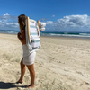 SunnyLife De Luxe Beach Chair - Sea Sage Stripe