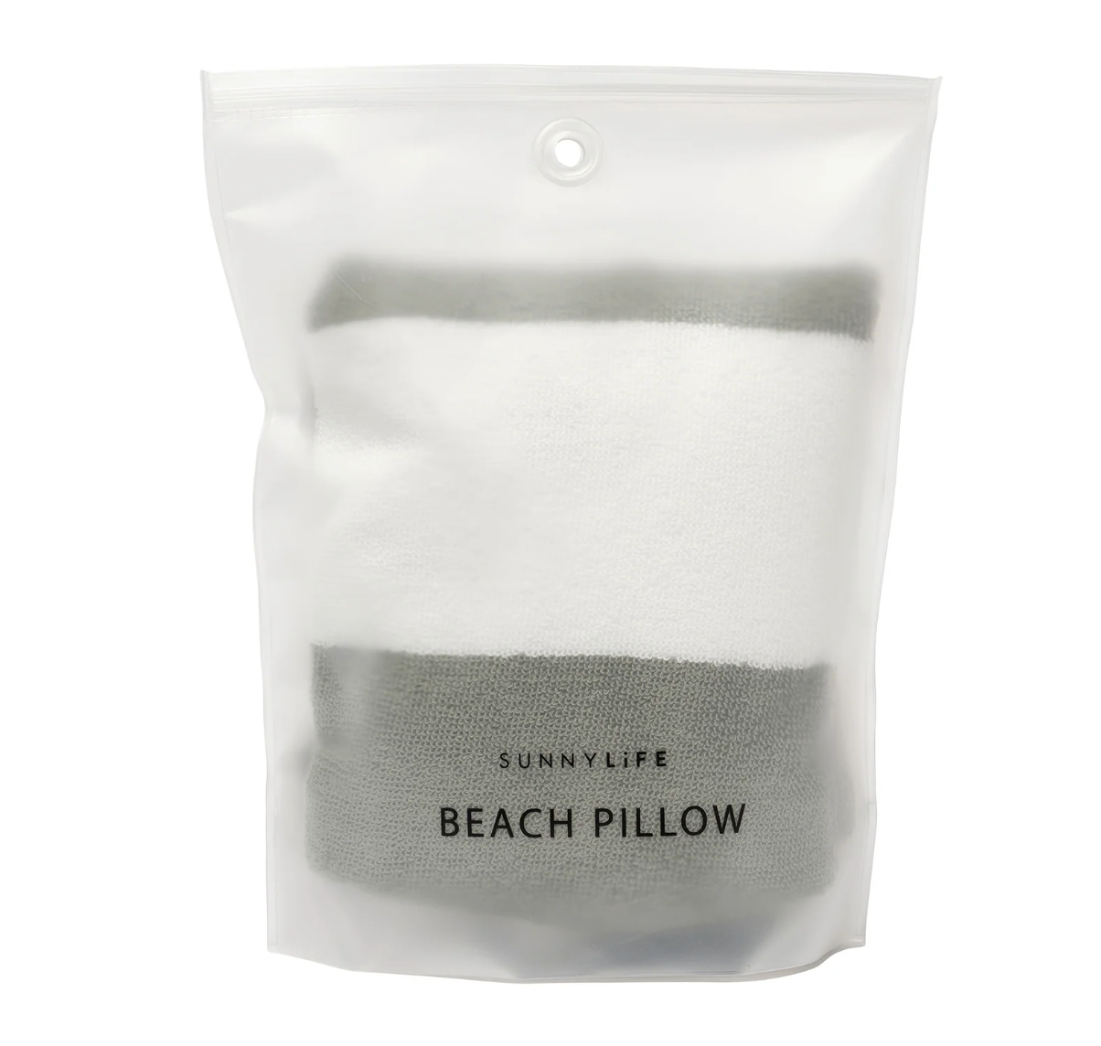 SunnyLife Inflatable Beach Pillow - Vacay Olive