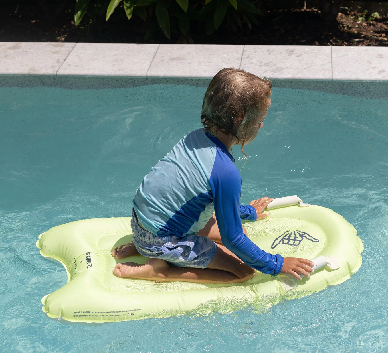 SunnyLife Kids Inflatable Surf Mat- Island Paradiso