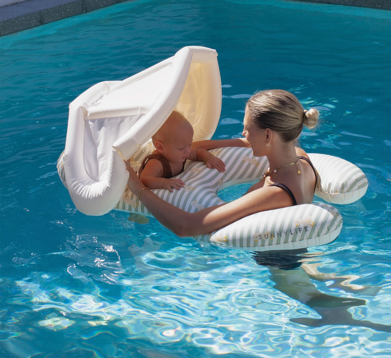 SunnyLife Float Together Baby Seat - Dex the Duck