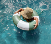 SunnyLife Mini Kids' Tube Pool Ring - Olive Stripe