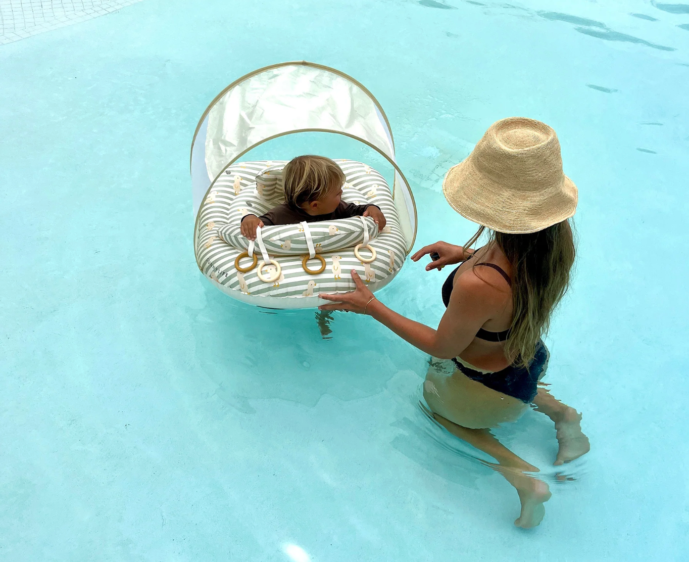 SunnyLife Interactive Baby Float- Dex the Duck