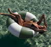 SunnyLife Luxe Tube Pool Ring - Olive