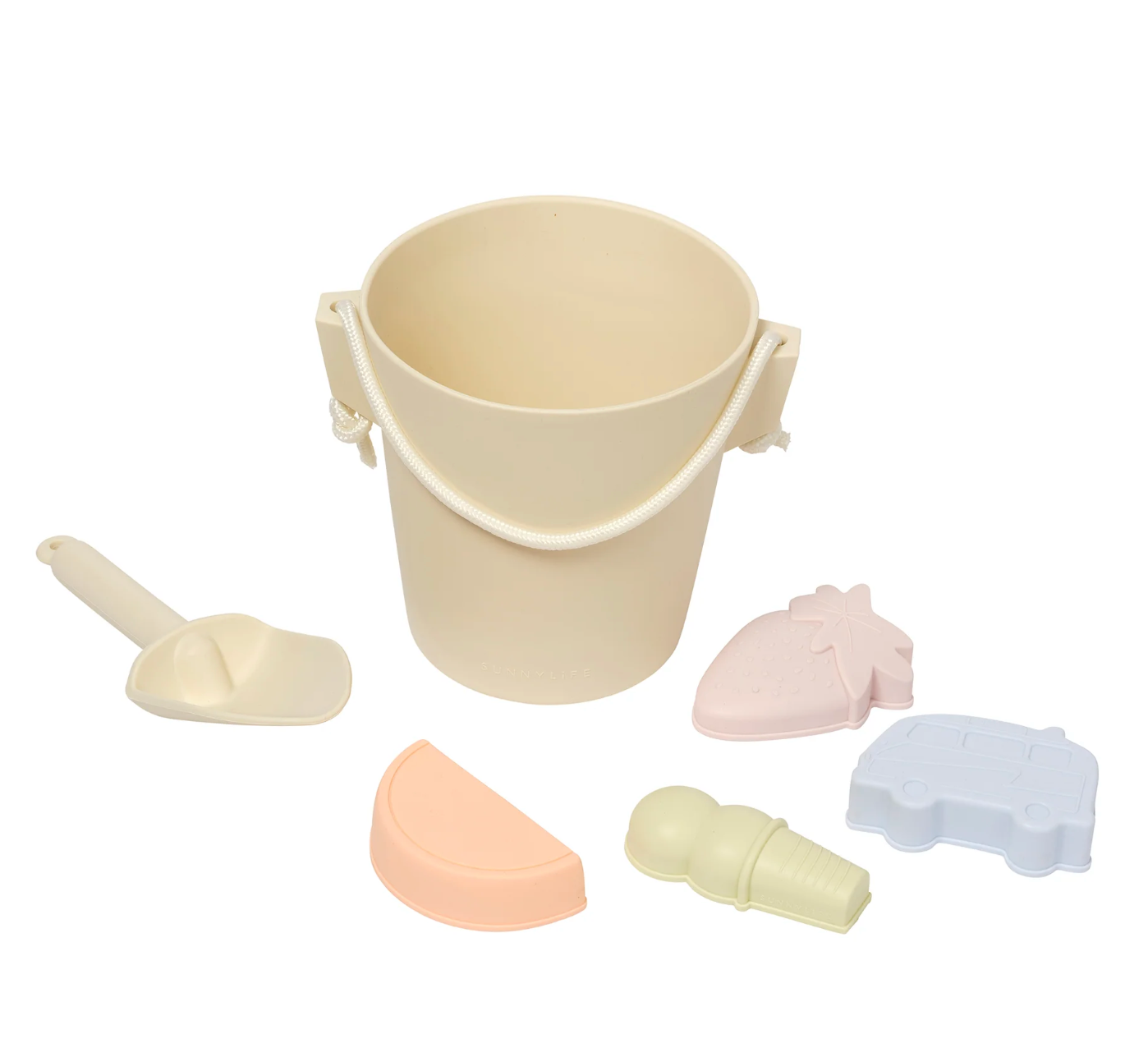SunnyLife Silicone Bucket & Spade Set - Apple Sorbet