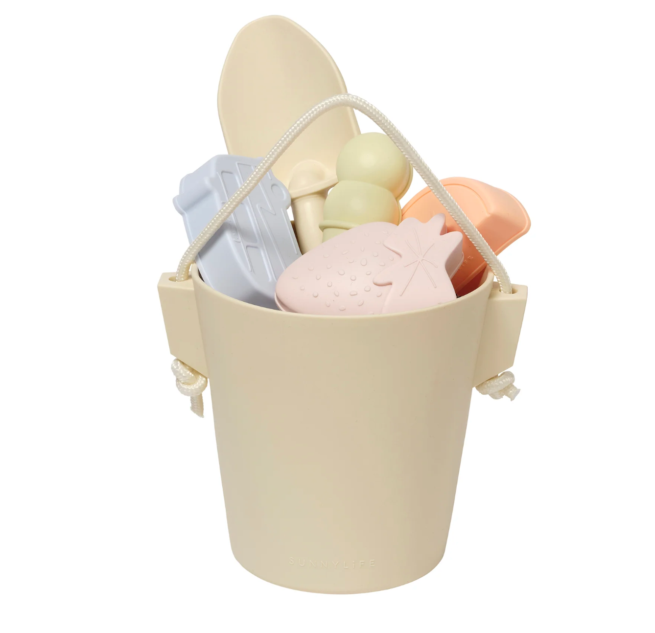 SunnyLife Silicone Bucket & Spade Set - Apple Sorbet