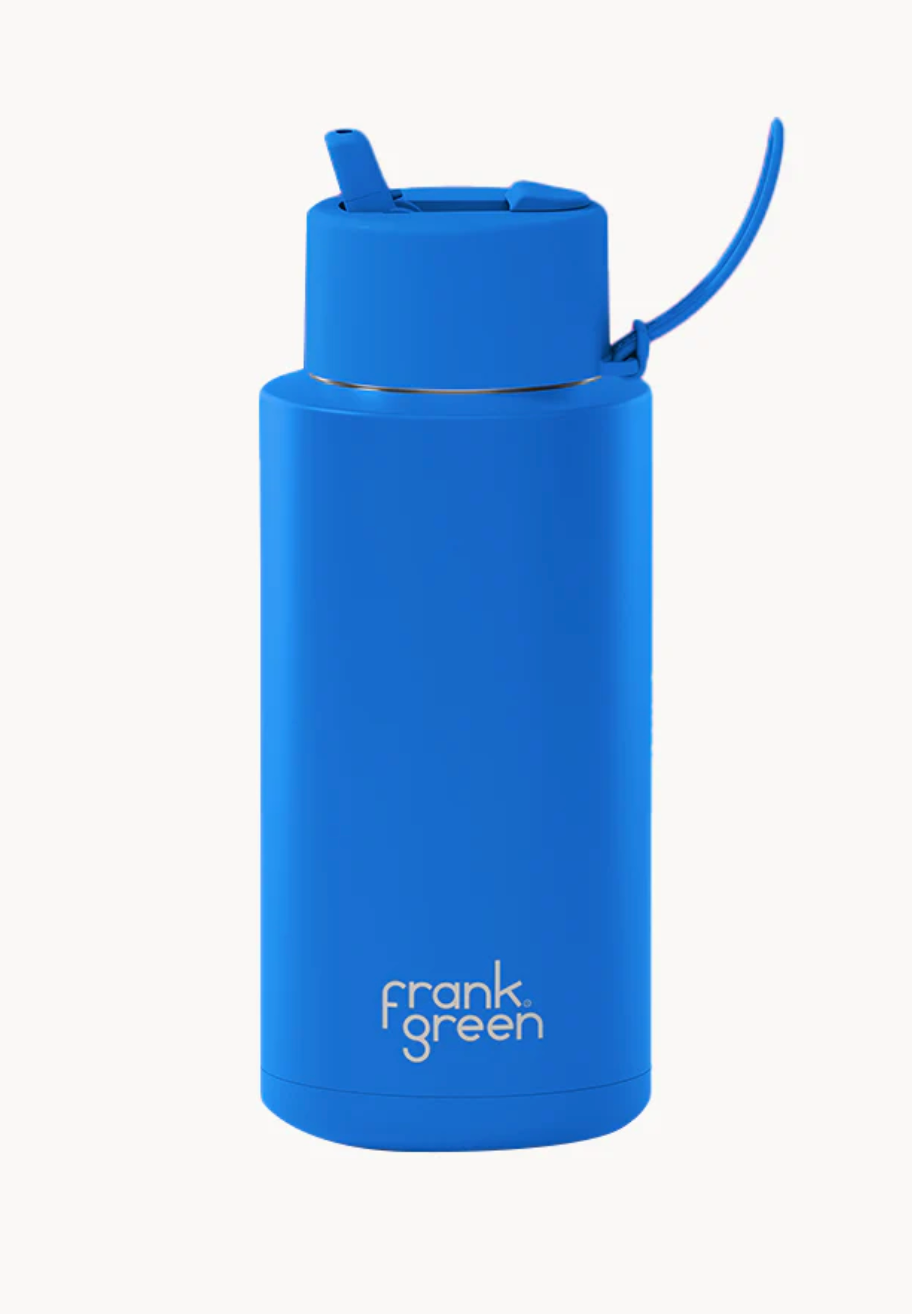 Frank Green Ceramic Reusable 1L Bottle - Sky Blue