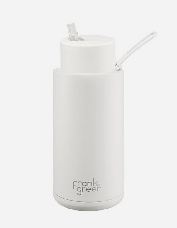 Frank Green Ceramic Reusable Bottle 1 L - Cloud