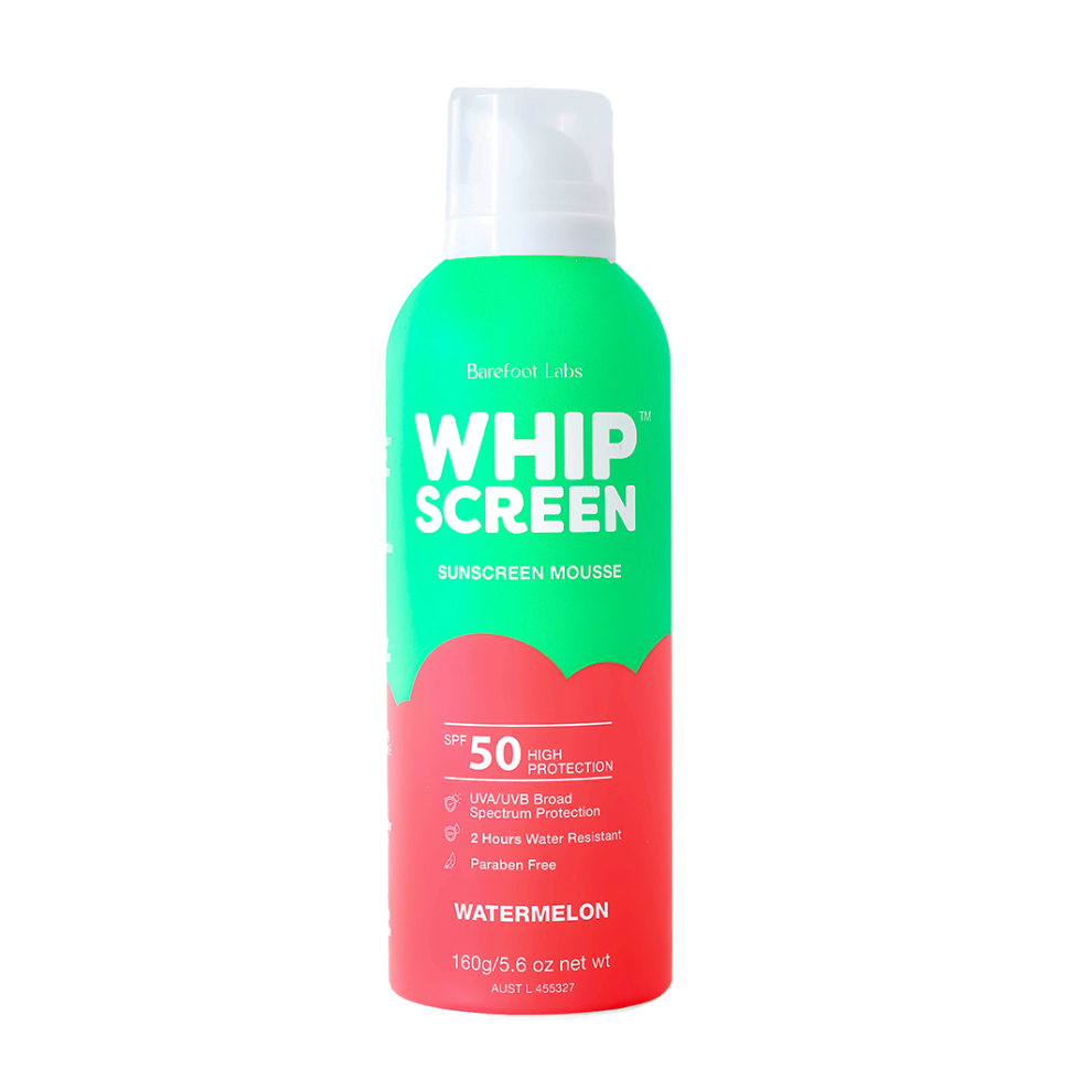 WhipScreen™ SPF50 Sunscreen Mousse - Watermelon