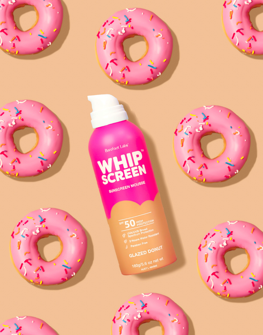 WhipScreen™ SPF50 Sunscreen Mousse - Glazed Donut