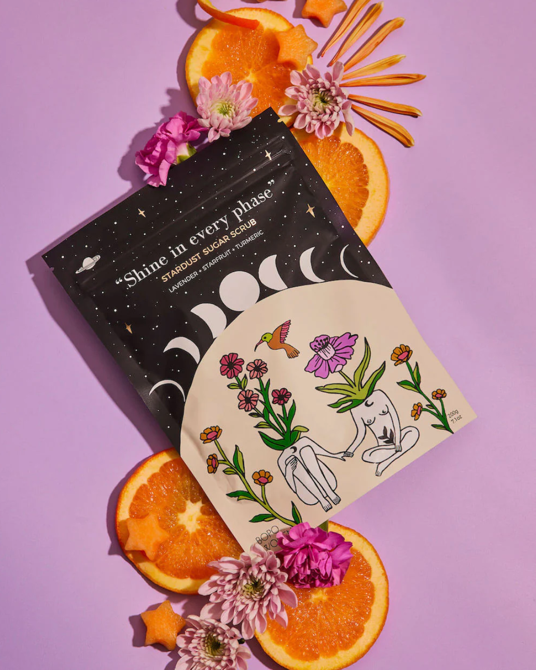 Bopo Women Beach Skin Care Sugar Scrub - Stardust