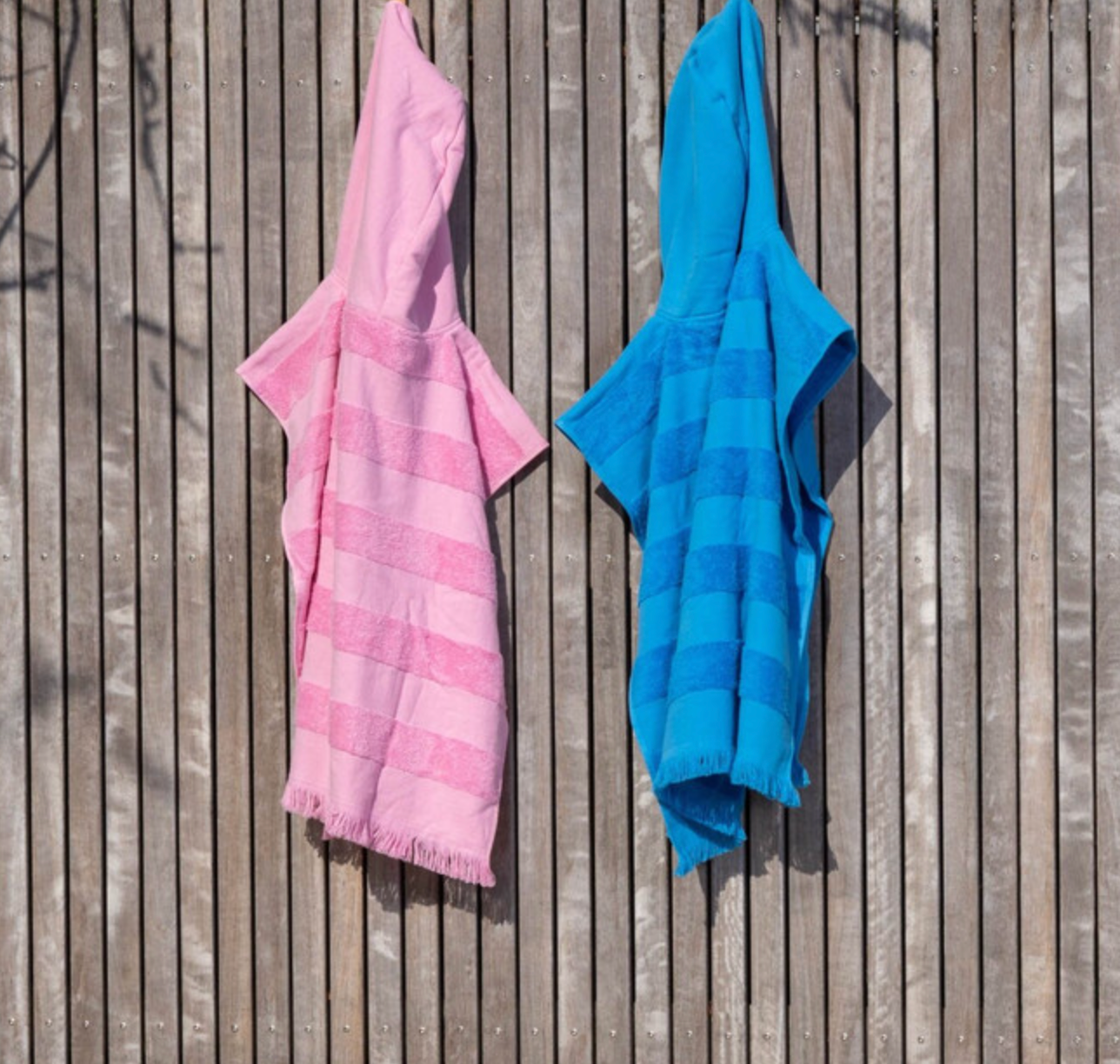 Canningvale  Cotton Terry Hooded Beach Towel- Surf Blue