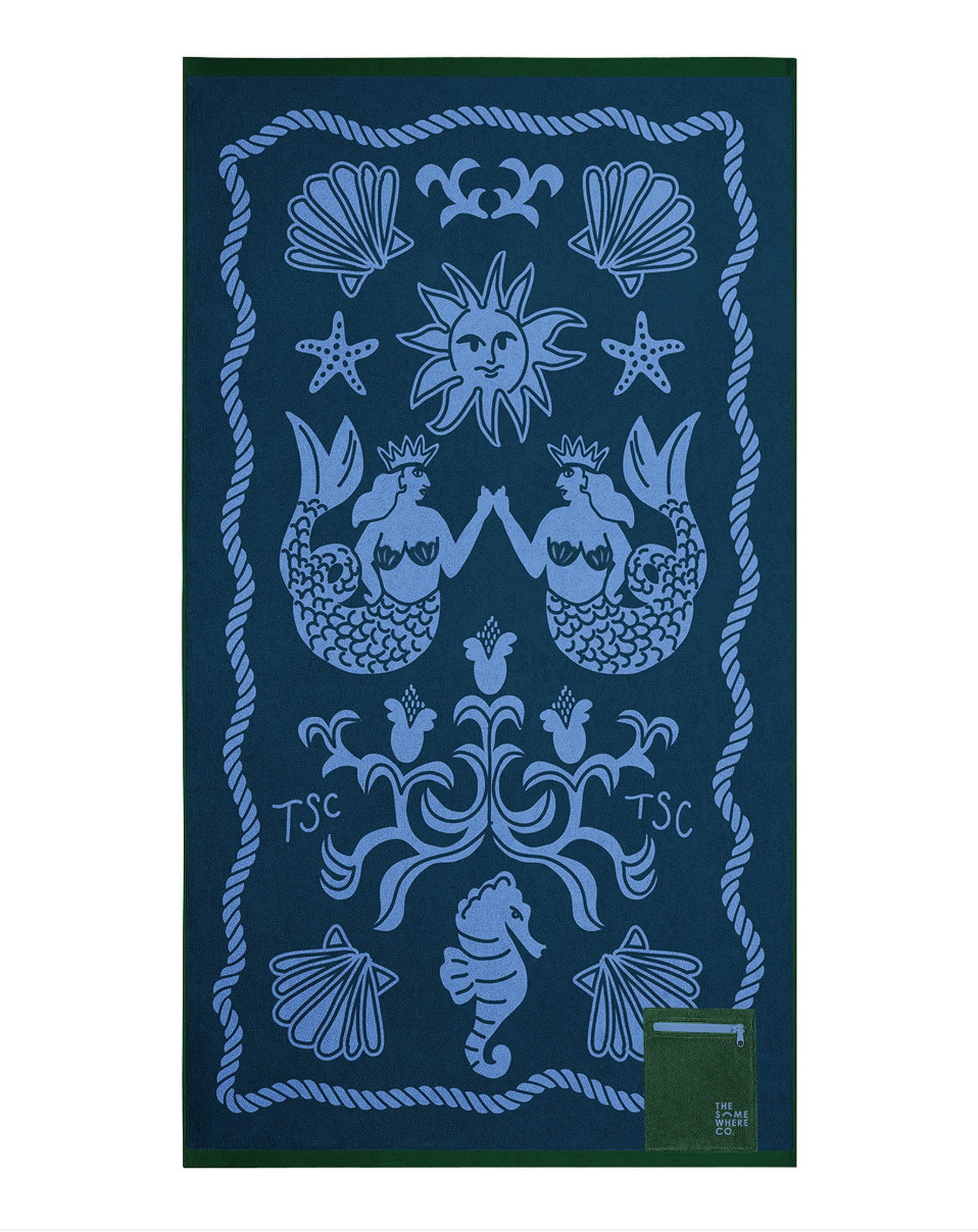The Somewhere Co. Premium Cotton Beach Towel - My Own Muse