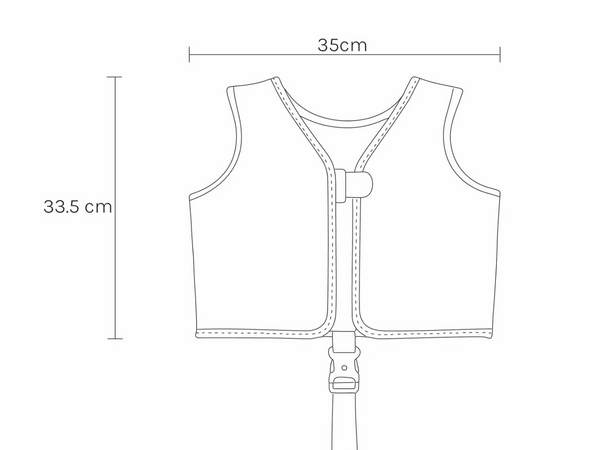 SunnyLife Kids Swim Vest 2-3 Size - Salty the Shark