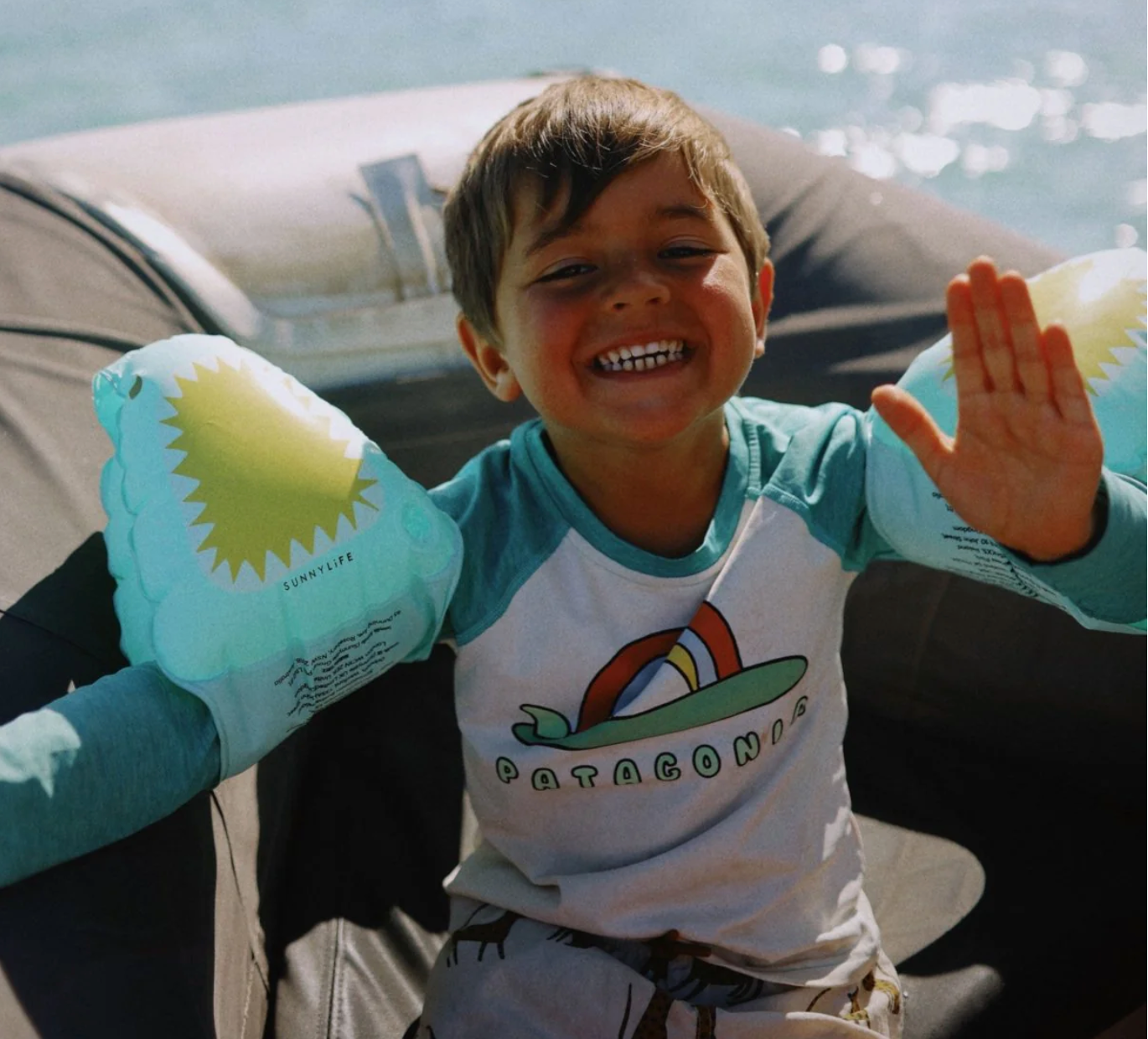 SunnyLife Kids Swim Float Bands -Salty the Shark