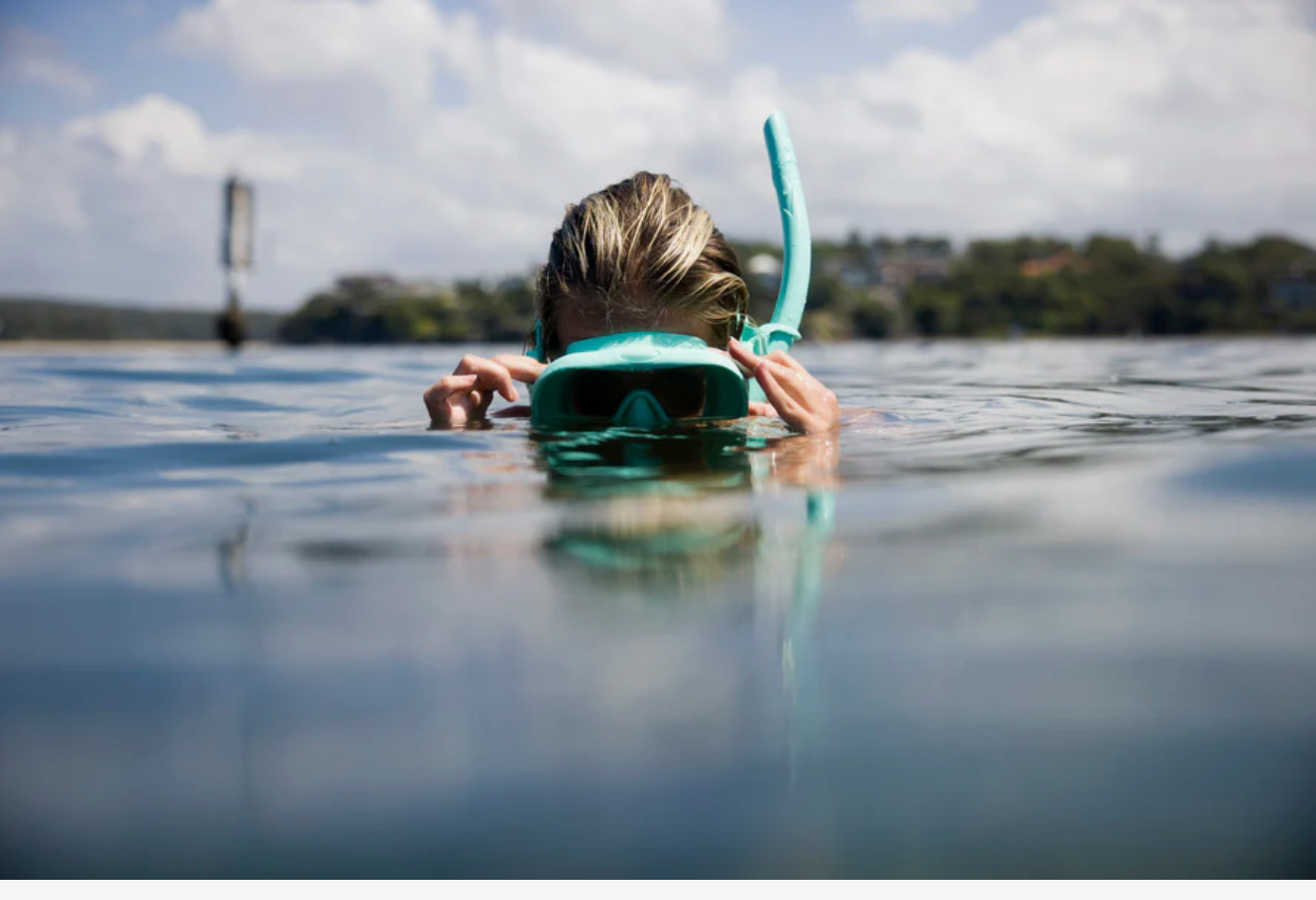 Mirage Sports Sunset Mask & Snorkel Set - Aqua