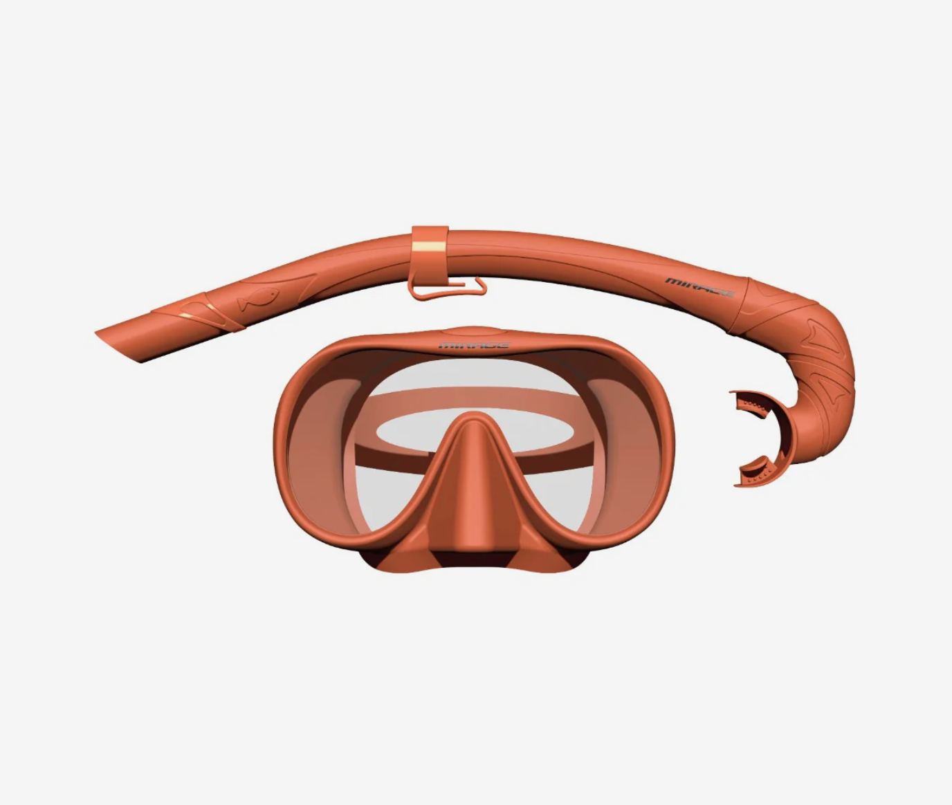Mirage Sports Sunset Mask & Snorkel Set - Coral