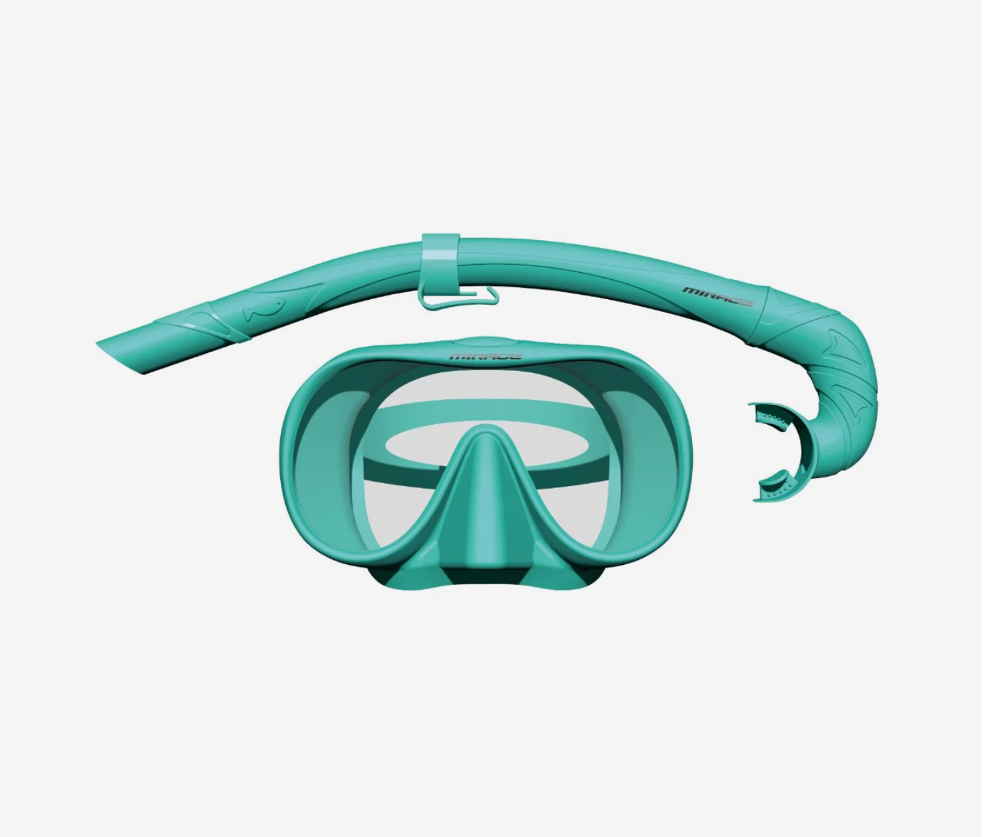 Mirage Sports Sunset Mask & Snorkel Set - Aqua