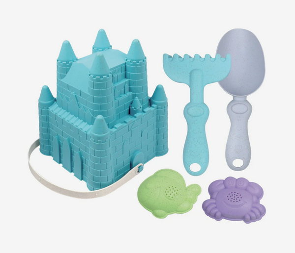 Mirage Sports Eco Castle Bucket & Spade Set – Blue