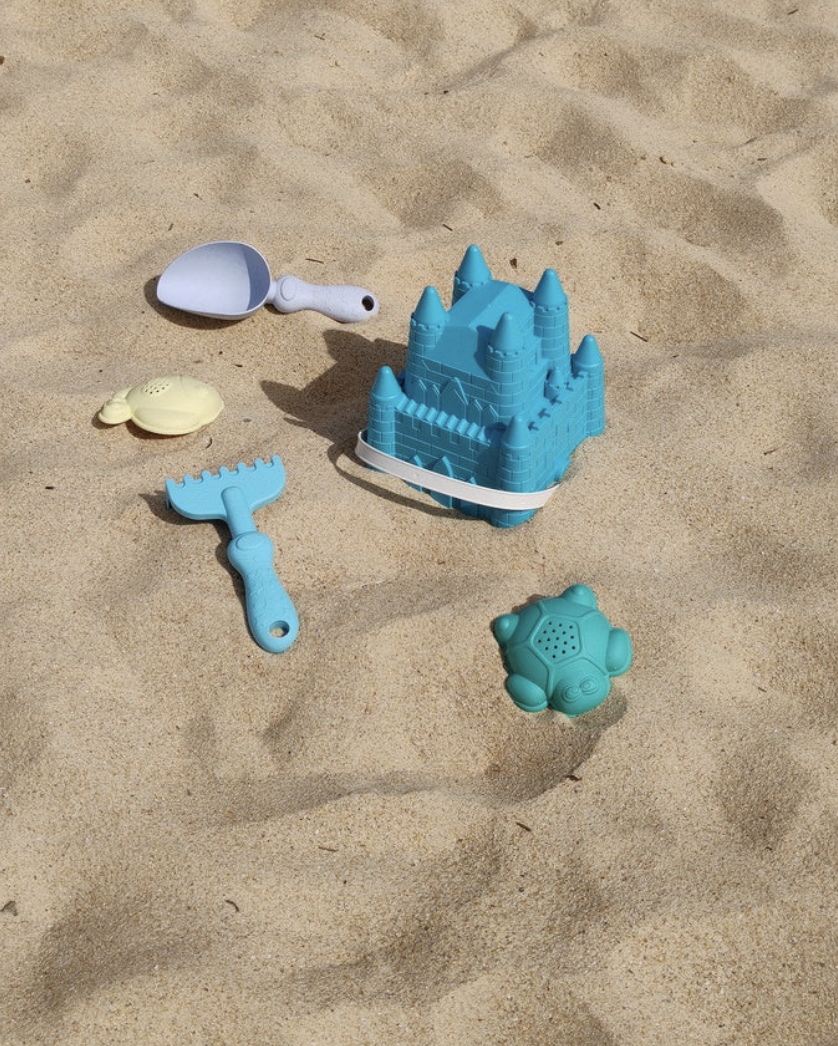 Mirage Sports Eco Castle Bucket & Spade Set – Blue