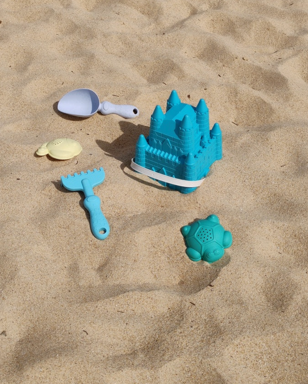 Mirage Sports Eco Castle Bucket & Spade Set – Blue