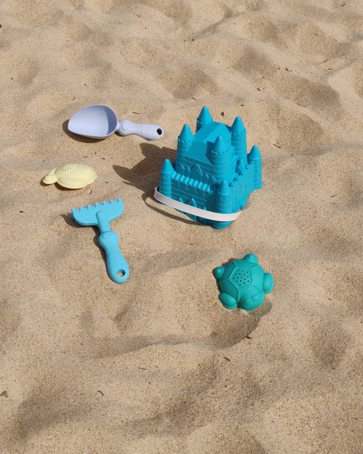 Mirage Sports Eco Castle Bucket & Spade Set – Blue