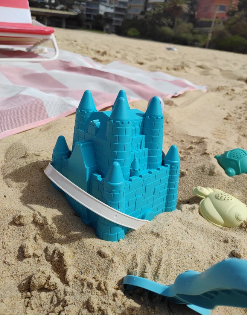 Mirage Sports Eco Castle Bucket & Spade Set – Blue