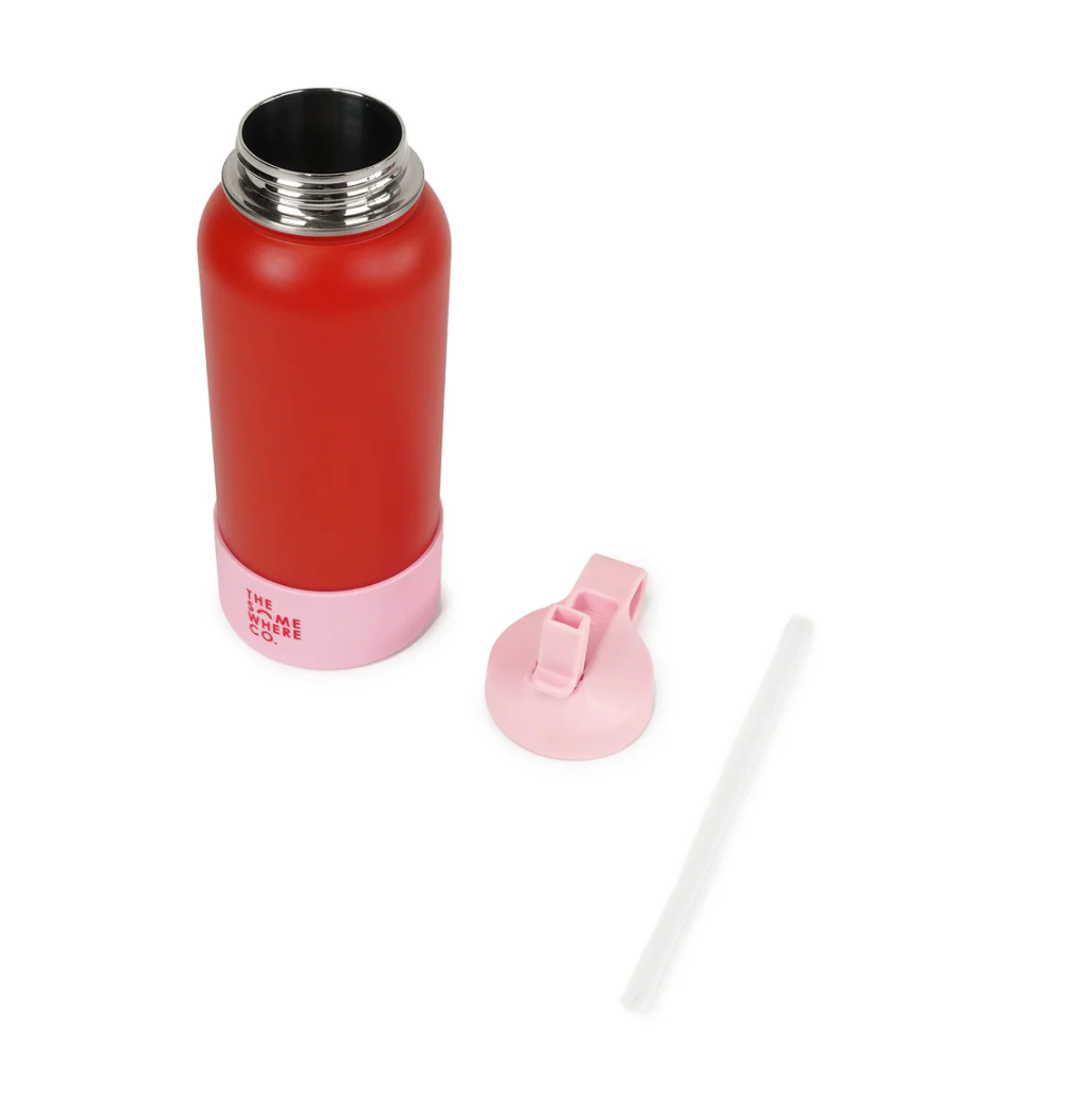 The Somewhere Co. Water Bottle 1 Lt -Cherry
