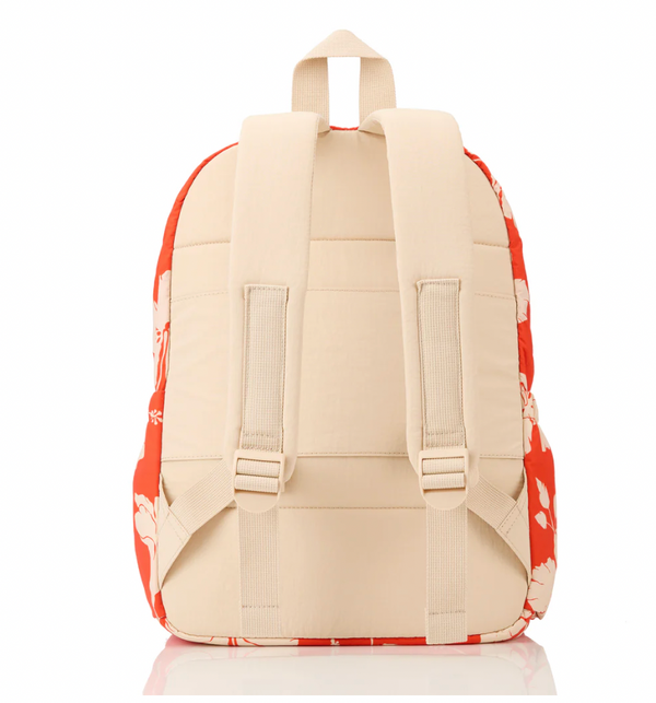 Aloha Collection Salina Backpack - Red Haute & Sandstone