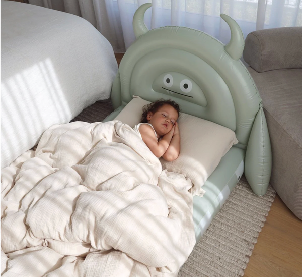 SunnyLife Kids Sleepover Air Bed- Monster Sage