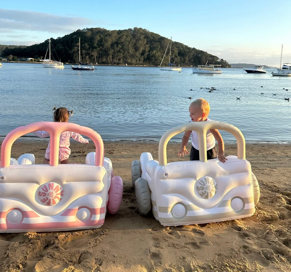 SunnyLife Kids Sleepover Air Bed- Summer Van Sand