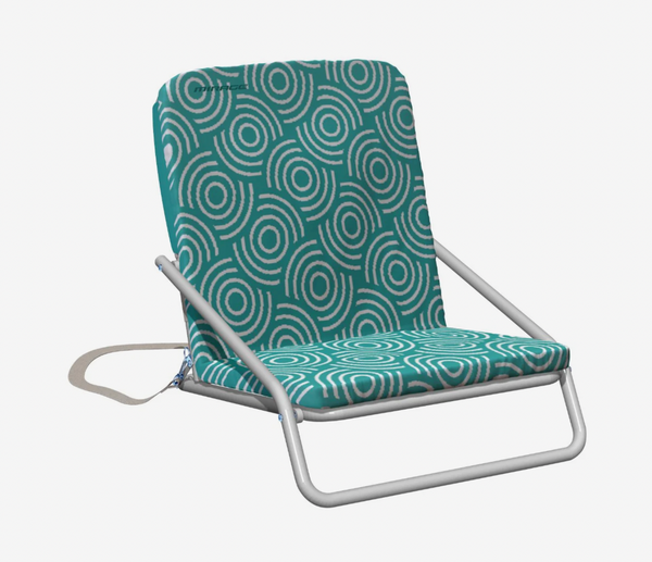 Mirage Cushioned Beach Chair - Aqua