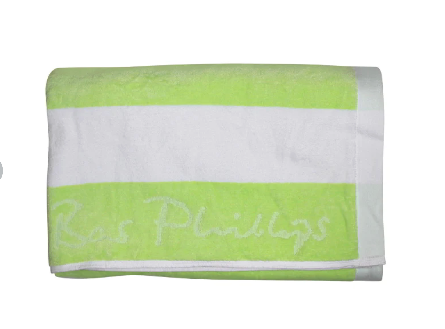 Cotton Beach Bas Phillips Cabana Luxury Towel- Lime