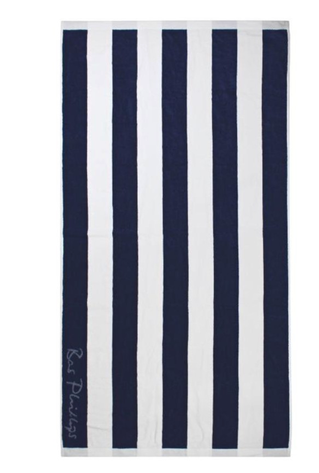 Cotton Beach Bas Phillips Cabana Luxury Towel- Navy