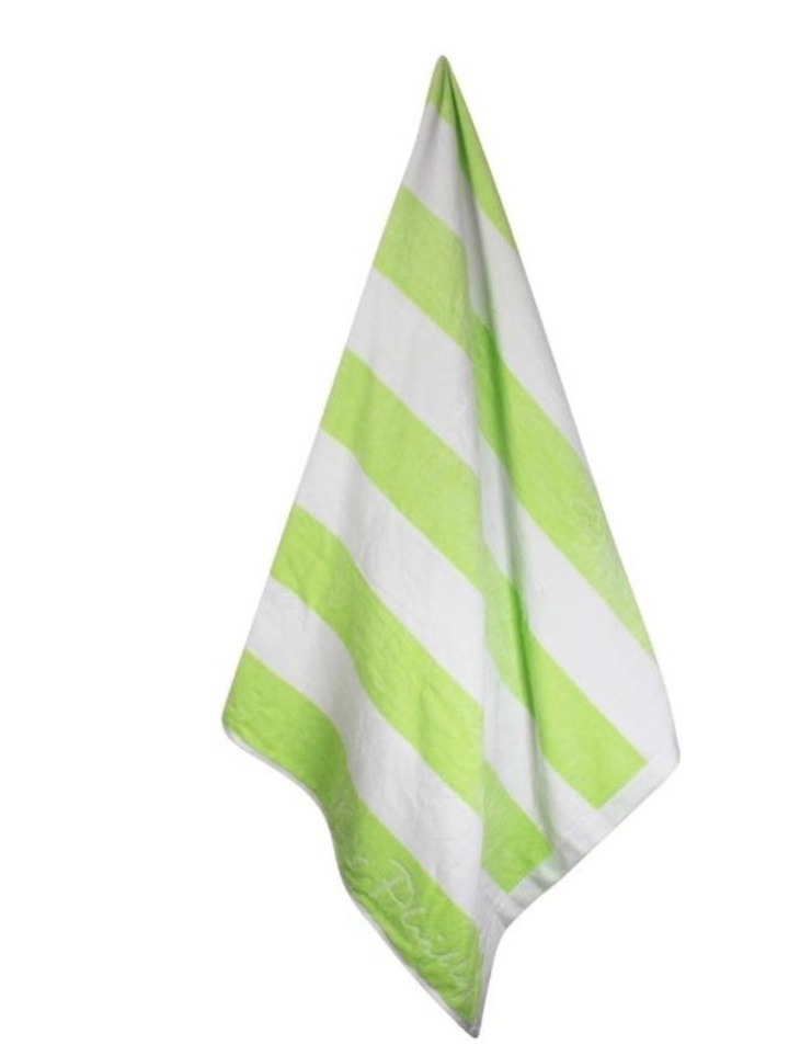 Cotton Beach Bas Phillips Cabana Luxury Towel- Lime