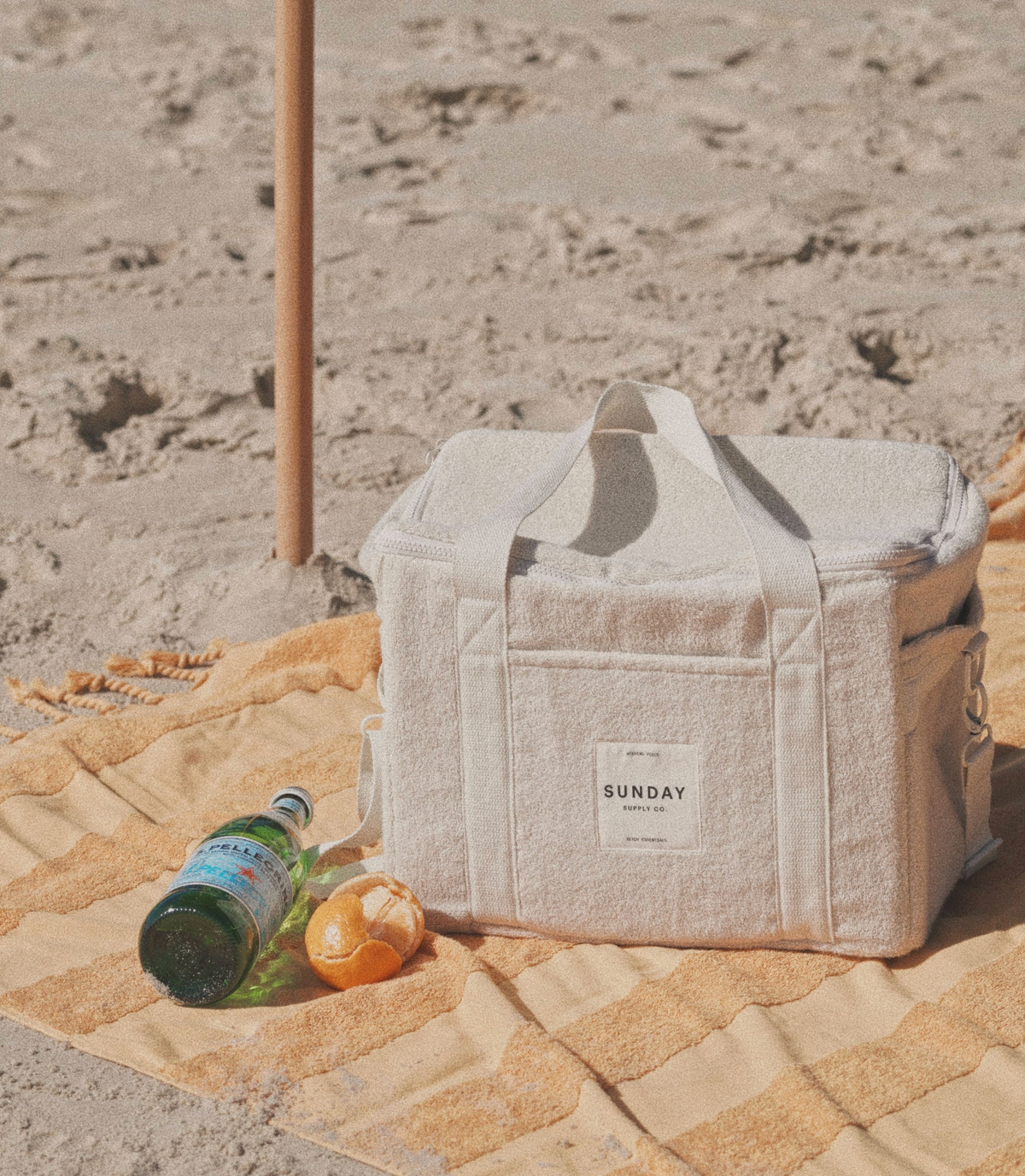 Sunday Supply Co. Beach Towelling Cooler Bag- Dunes