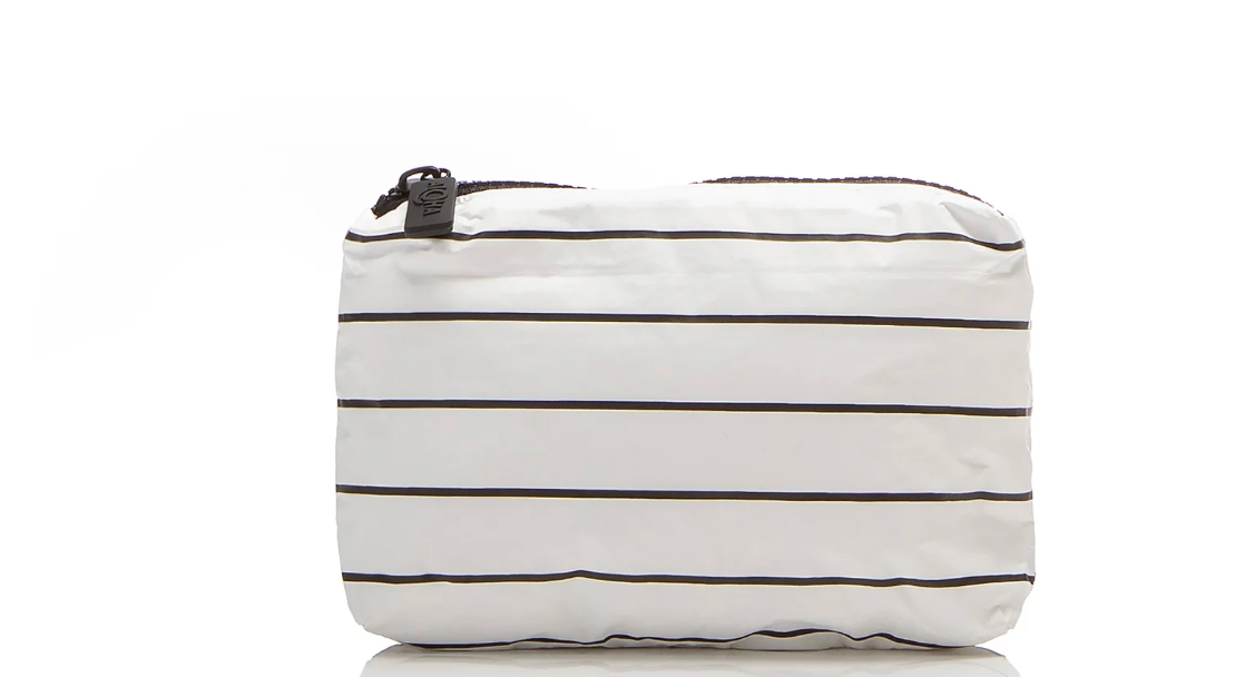 Aloha Collection Mini Pouch - Black/White