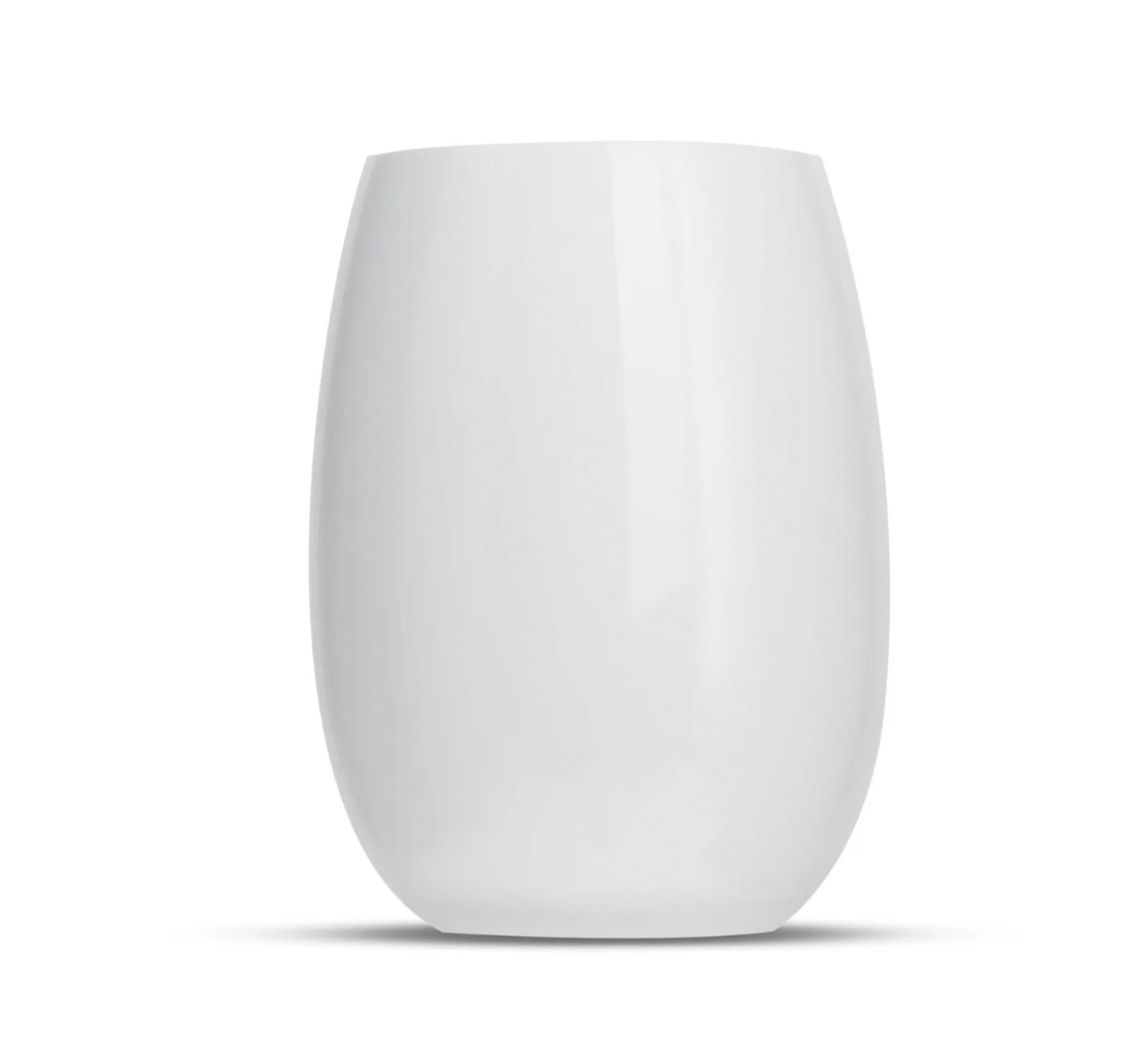 Rowdy Crowd All White Beach Glasses -Summer Vibes 8 Pack