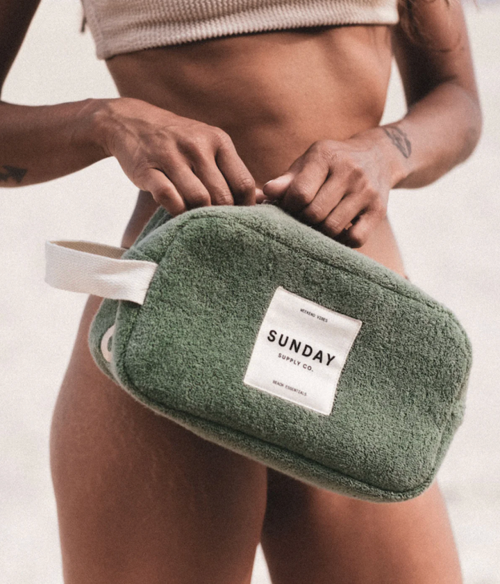 Sunday Supply Co.Towelling Accessories Pouch - Tallow