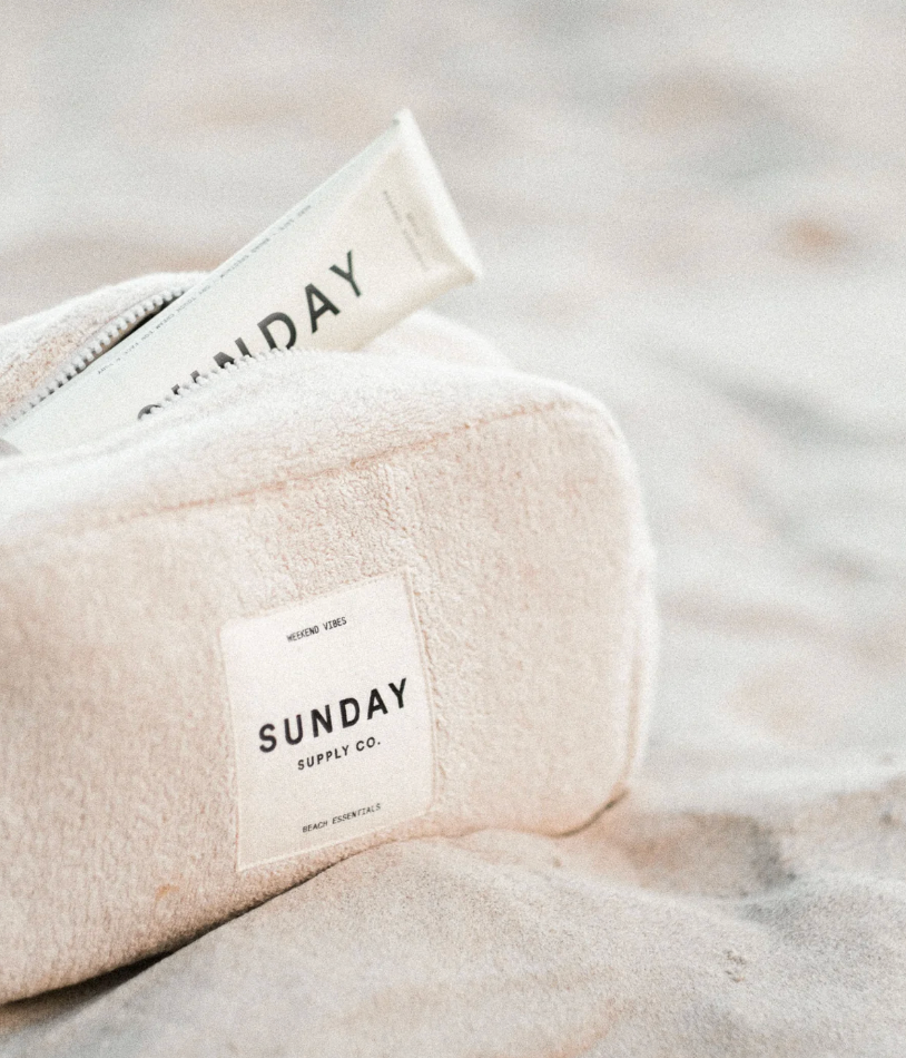 Sunday Supply Co.Towelling Accessories Pouch - Dunes