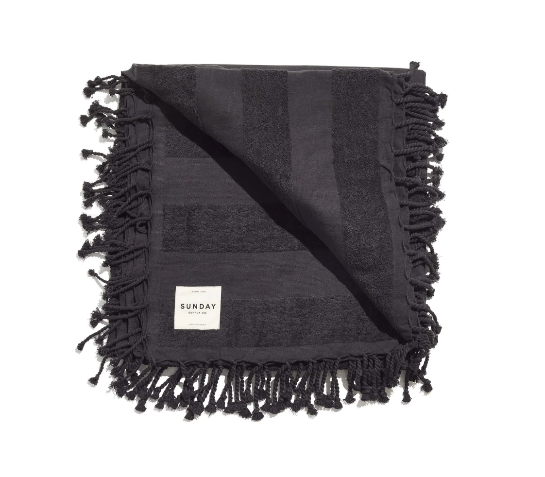 Sunday Supply Co.  Beach Blanket- Black Rock